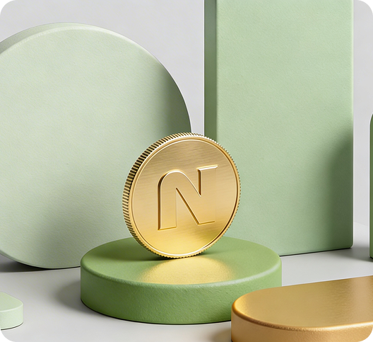 Moneda NARPI sobre podio